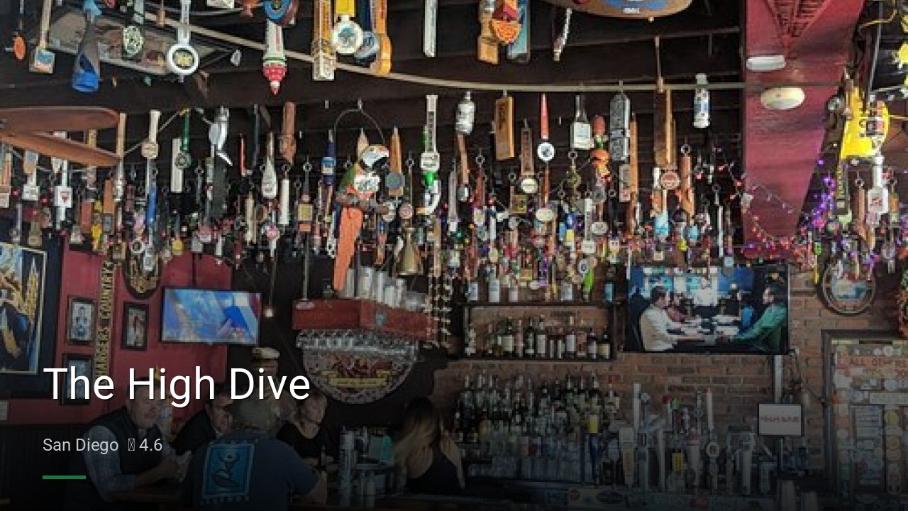 The High Dive - Sports Bars in San Diego
