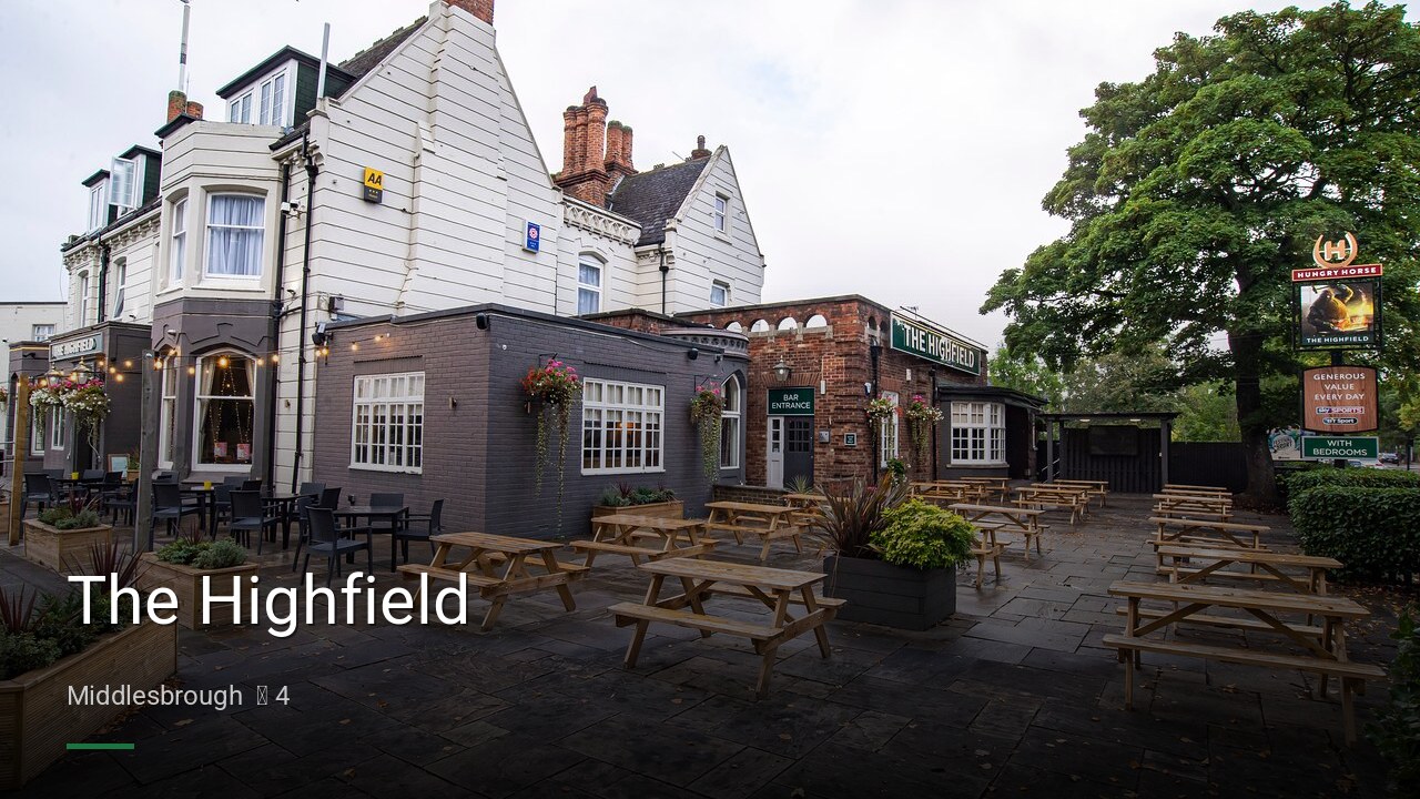 The Highfield - Sports Bars in Middlesbrough