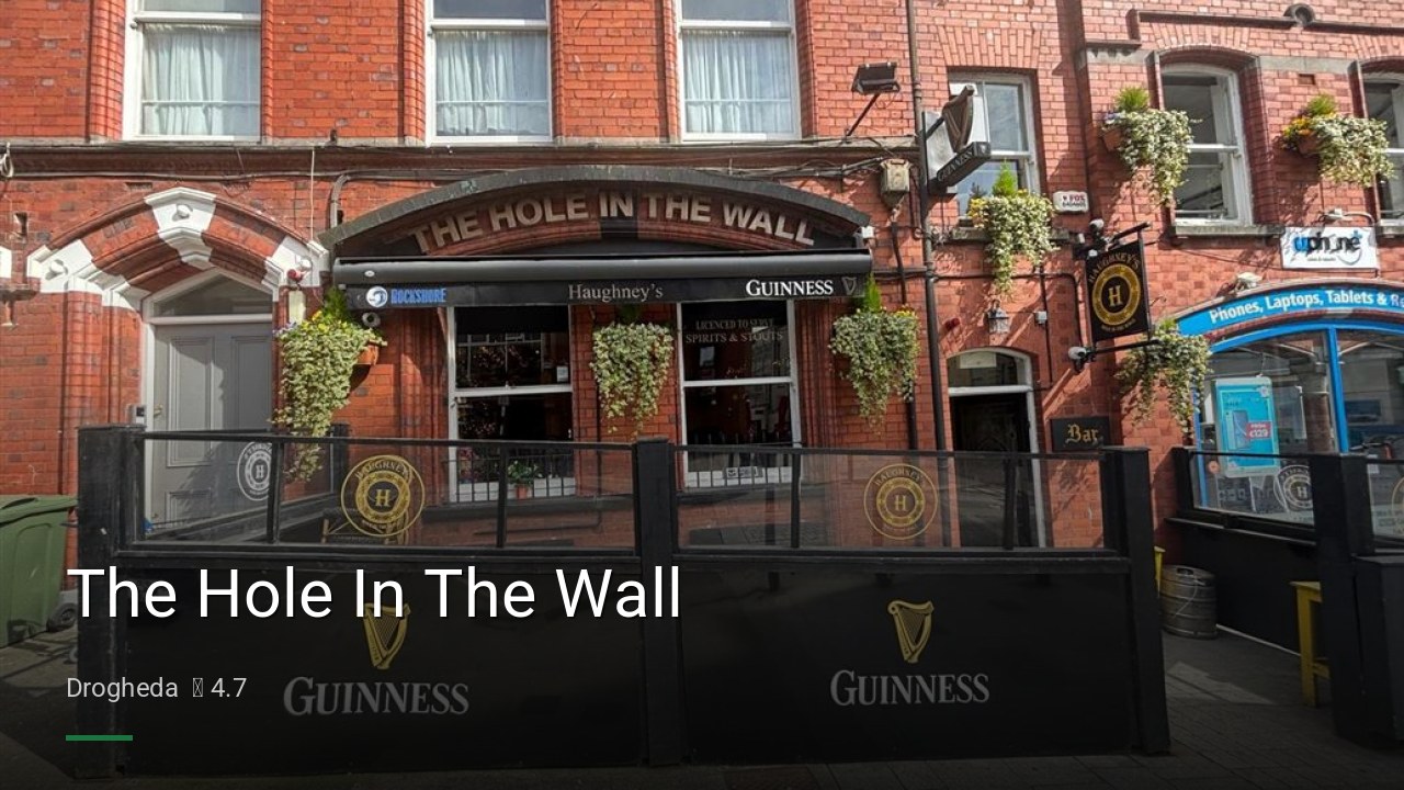 The Hole In The Wall - Sports Bars in Drogheda