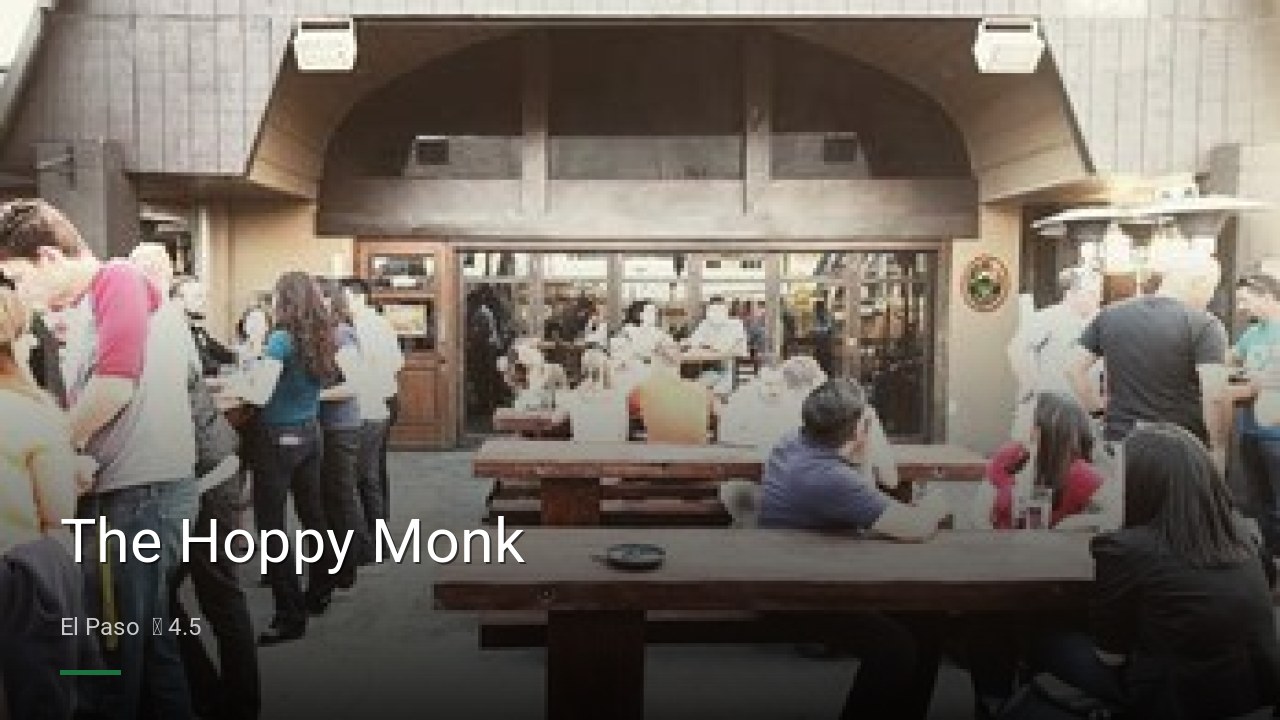 The Hoppy Monk - Sports Bars in El Paso