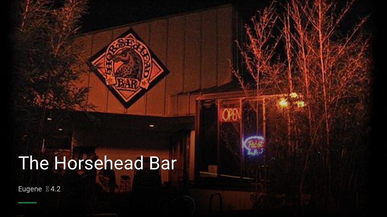 The Horsehead Bar - Sports Bars in Eugene