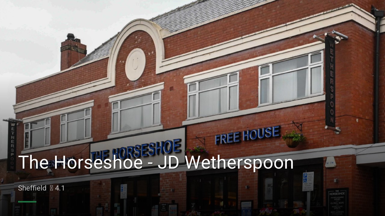 The Horseshoe - JD Wetherspoon - Sports Bars in Sheffield