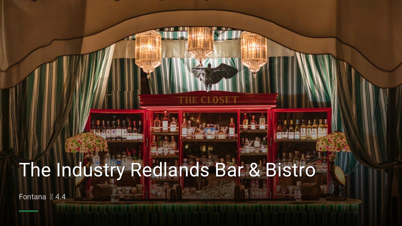 The Industry Redlands Bar & Bistro — Sports bars in Fontana