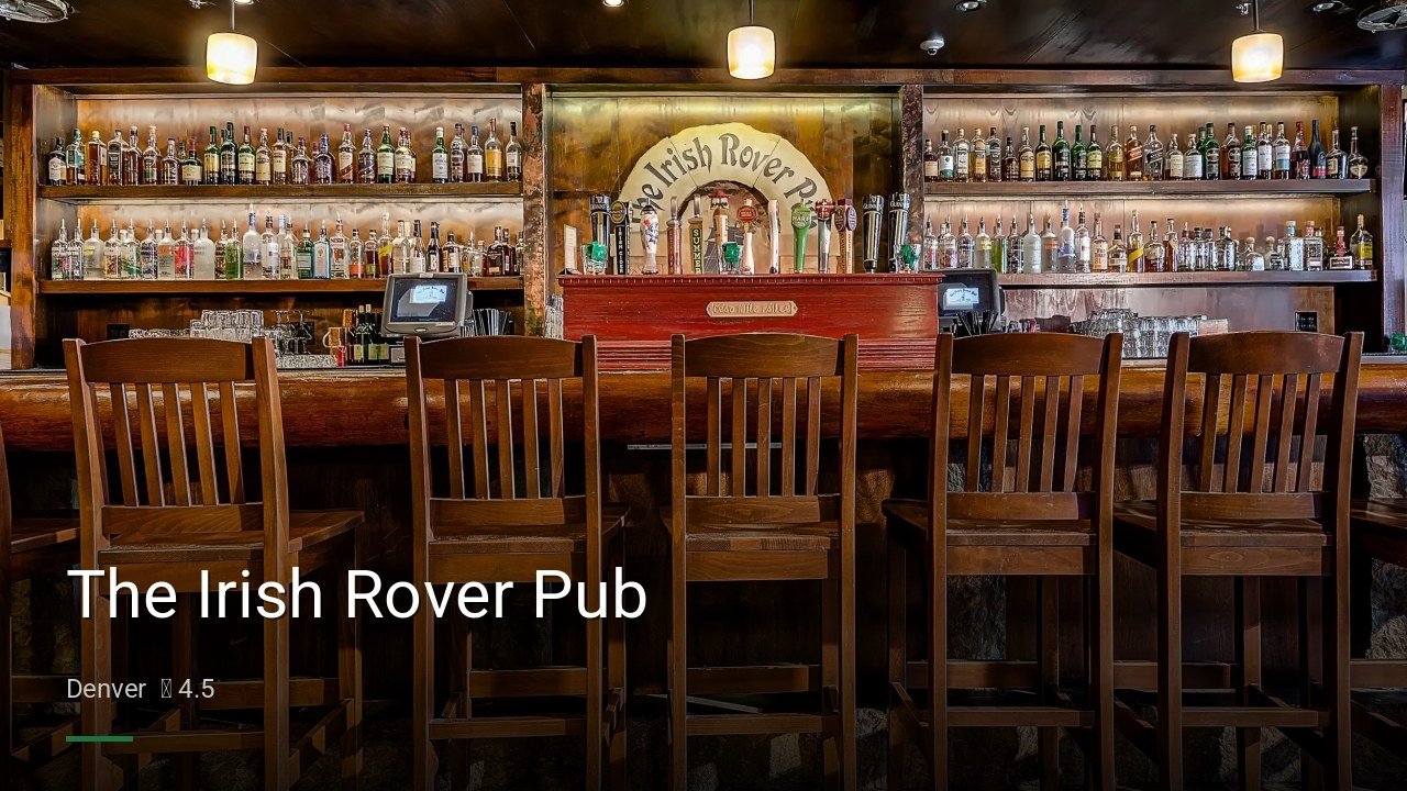 The Irish Rover Pub - Sports Bars in Denver