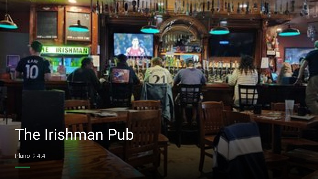 The Irishman Pub - Sports Bars in Plano