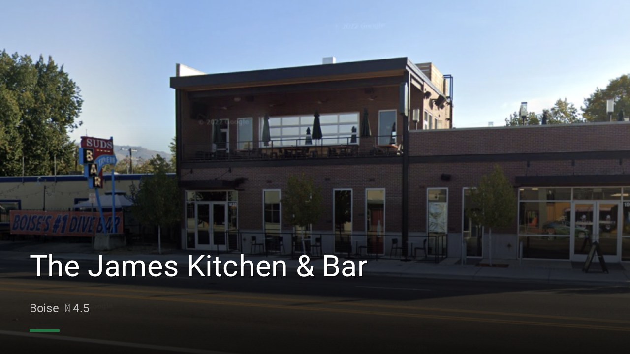 The James Kitchen & Bar - Sports Bars in Boise