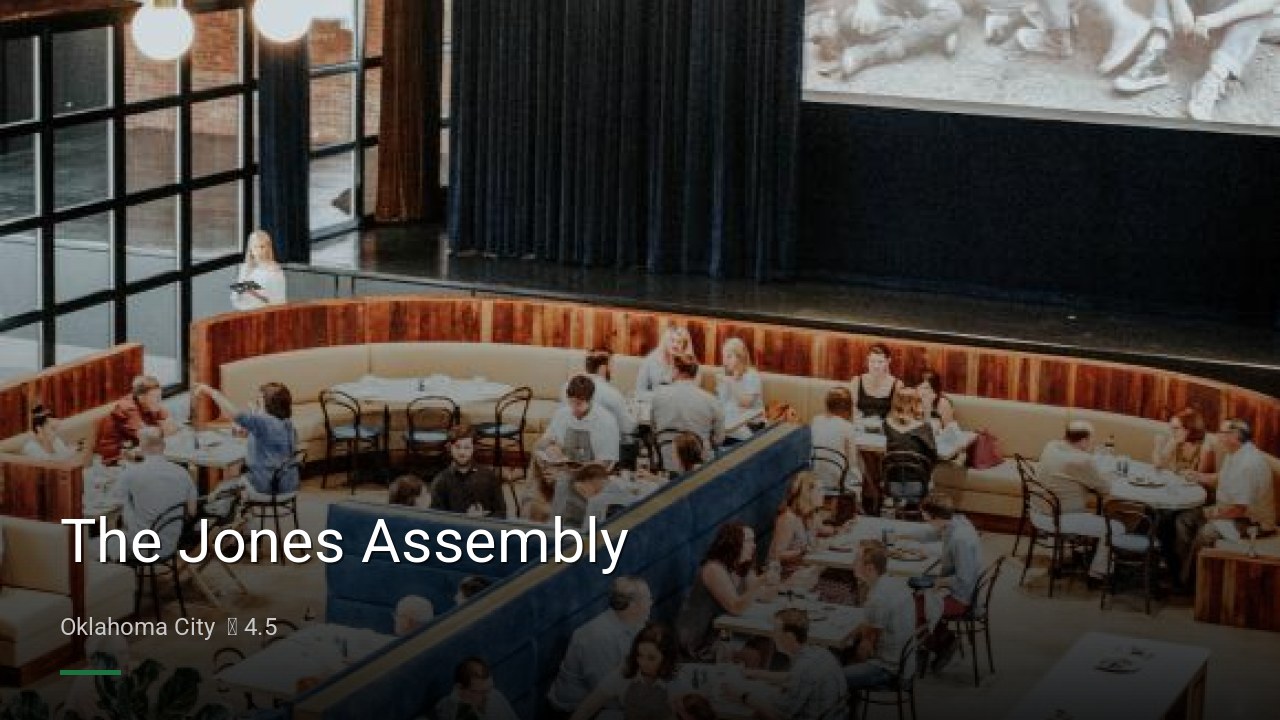 The Jones Assembly - Sports Bars in Oklahoma City