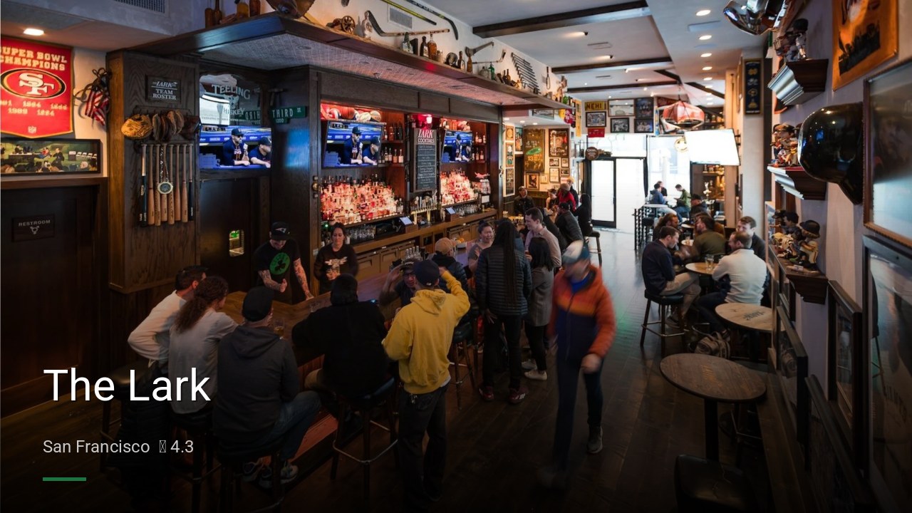 The Lark - Sports Bars in San Francisco