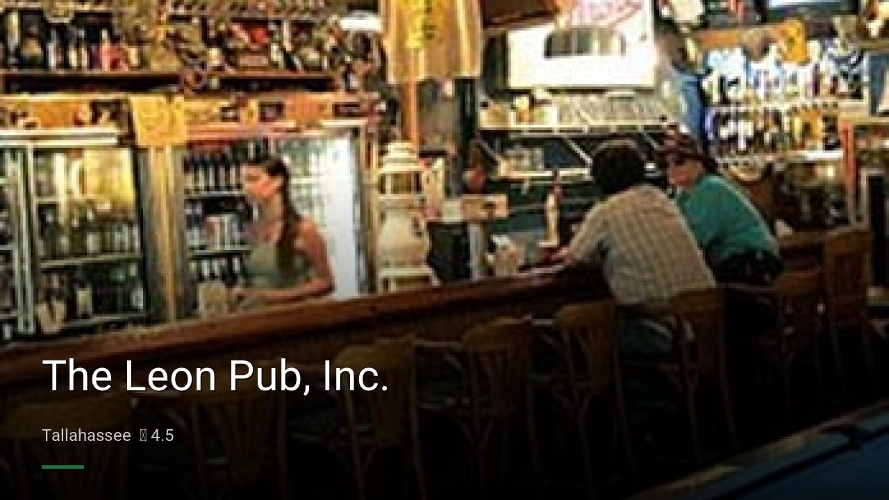 The Leon Pub, Inc. - Sports Bars in Tallahassee
