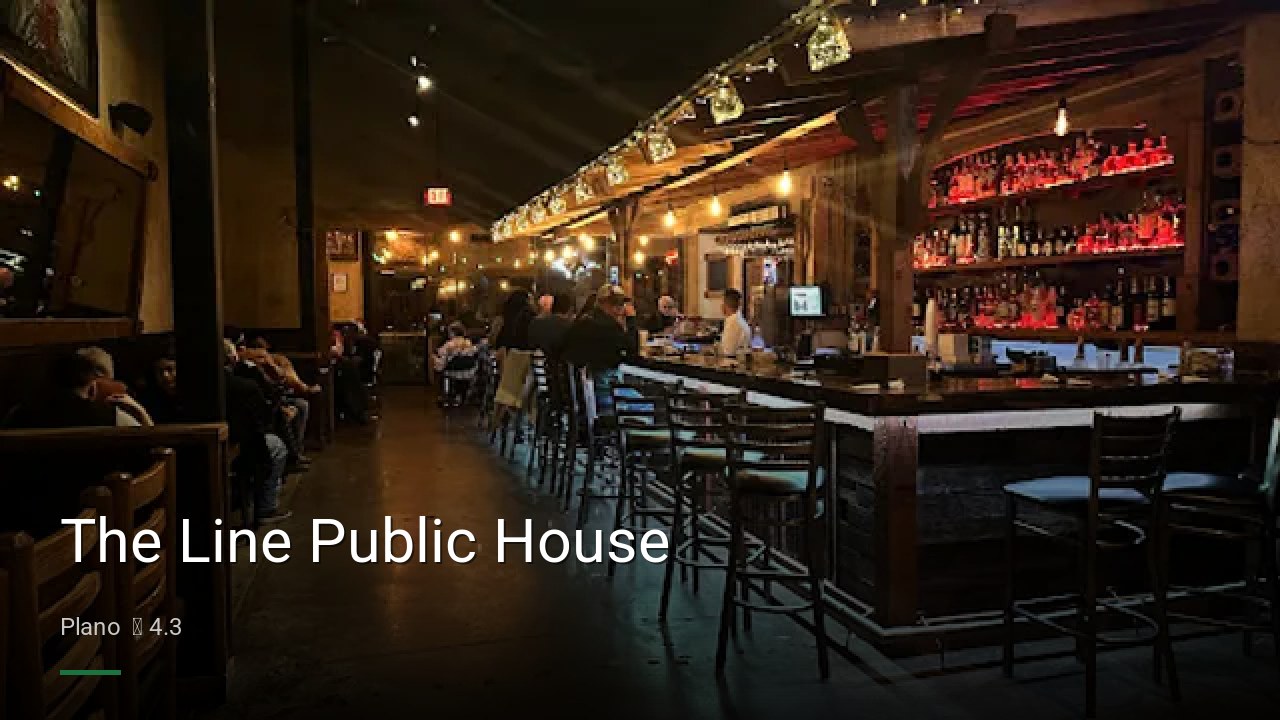 The Line Public House - Sports Bars in Plano