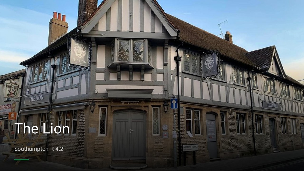 The Lion - Sports Bars in Southampton