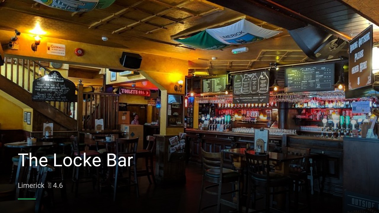 The Locke Bar - Sports Bars in Limerick