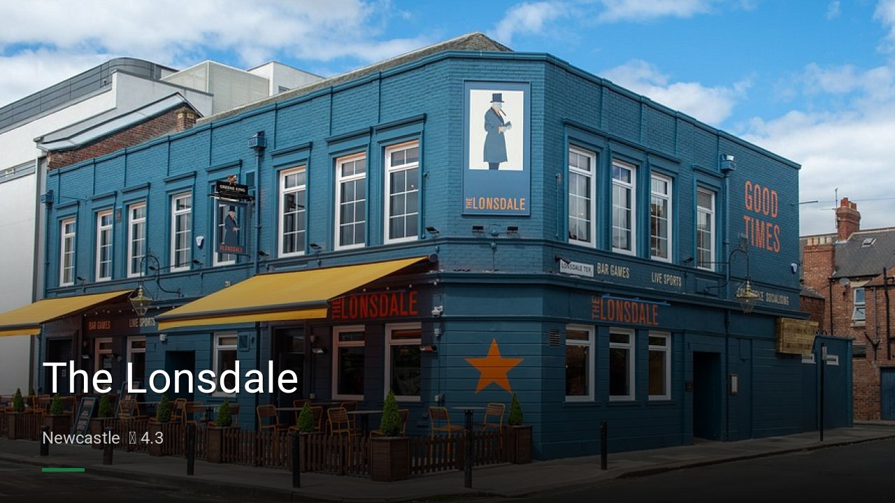 The Lonsdale - Sports Bars in Newcastle