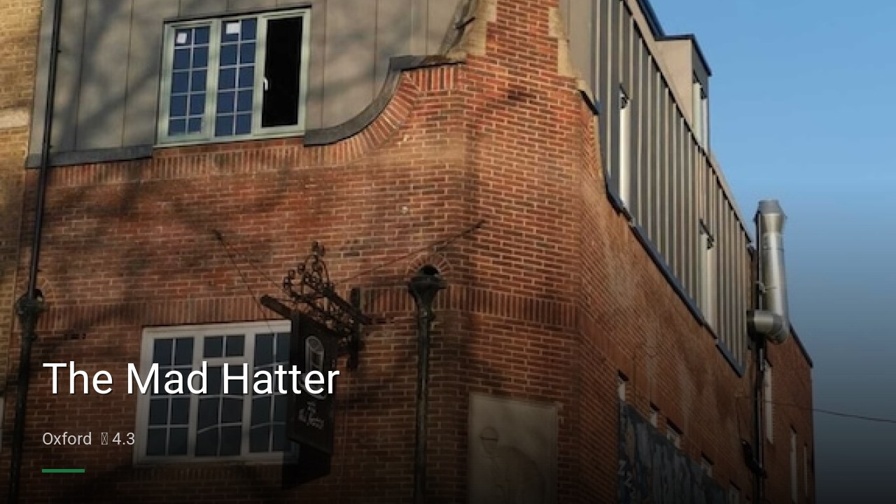 The Mad Hatter - Sports Bars in Oxford