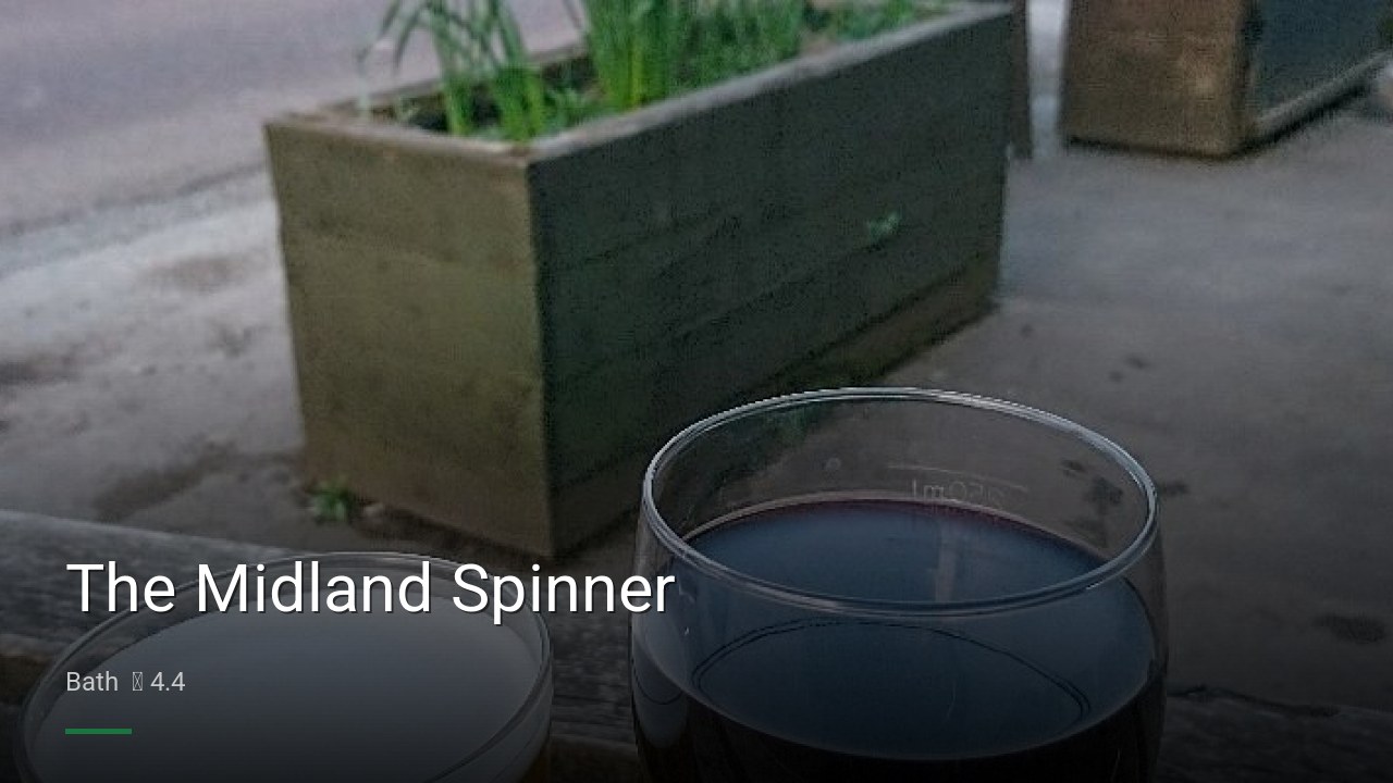 The Midland Spinner - Sports Bars in Bath
