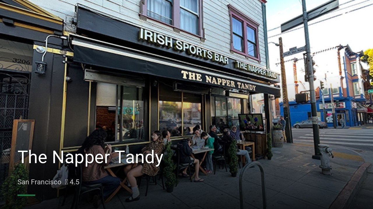 The Napper Tandy - Sports Bars in San Francisco