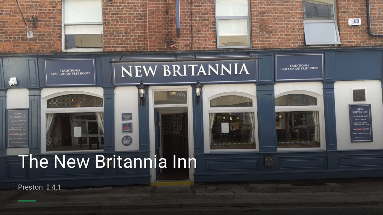 The New Britannia Inn - Sports Bars in Preston