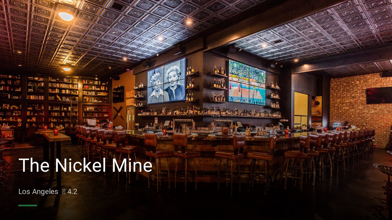 The Nickel Mine - Sports Bars in Los Angeles