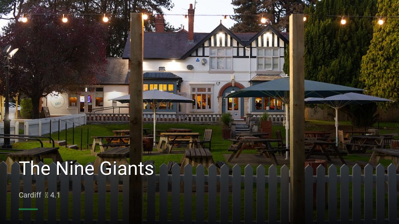 The Nine Giants - Sports Bars in Cardiff