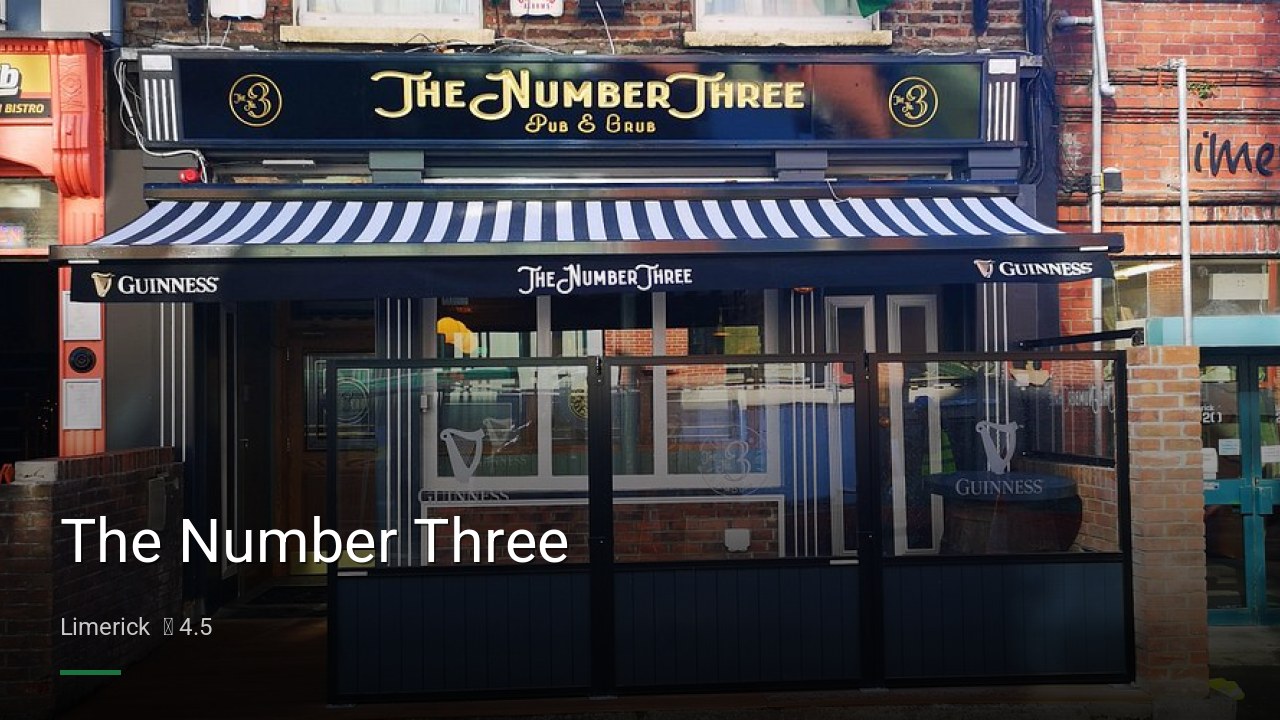 The Number Three - Sports Bars in Limerick