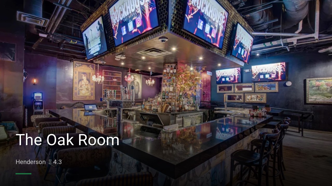 The Oak Room - Sports Bars in Henderson