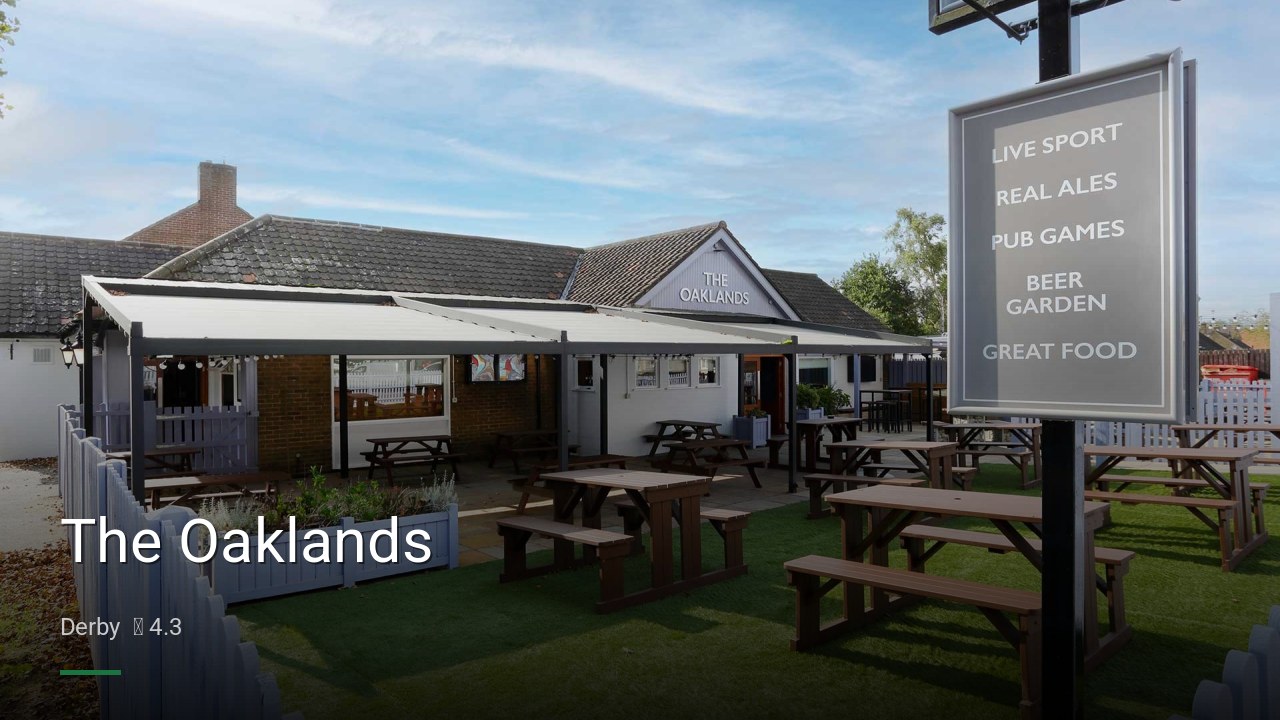 The Oaklands - Sports Bars in Derby