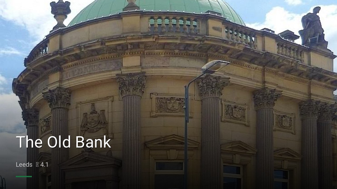 The Old Bank - Sports Bars in Leeds