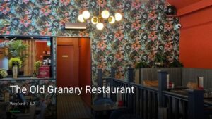 The Old Granary Restaurant — Pubs in Wexford