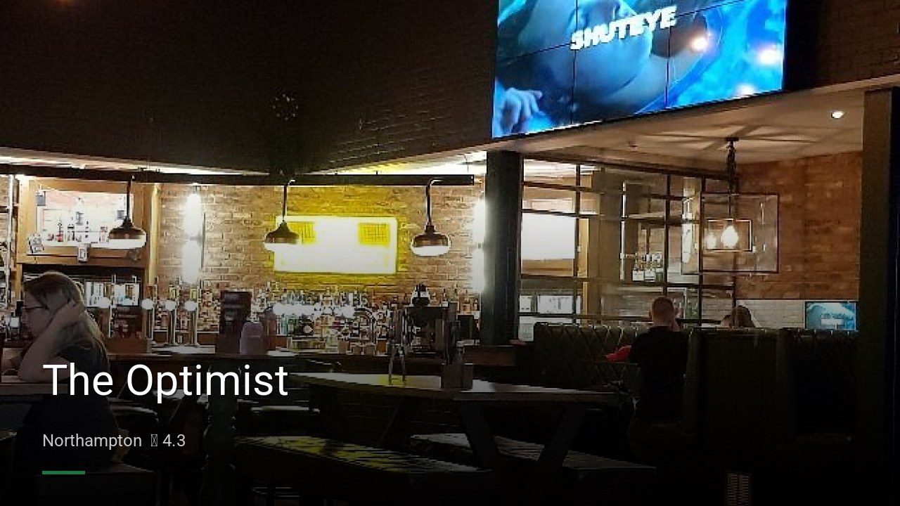 The Optimist - Sports Bars in Northampton