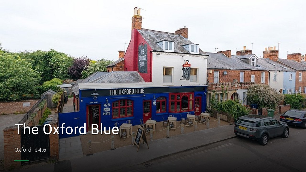The Oxford Blue - Sports Bars in Oxford