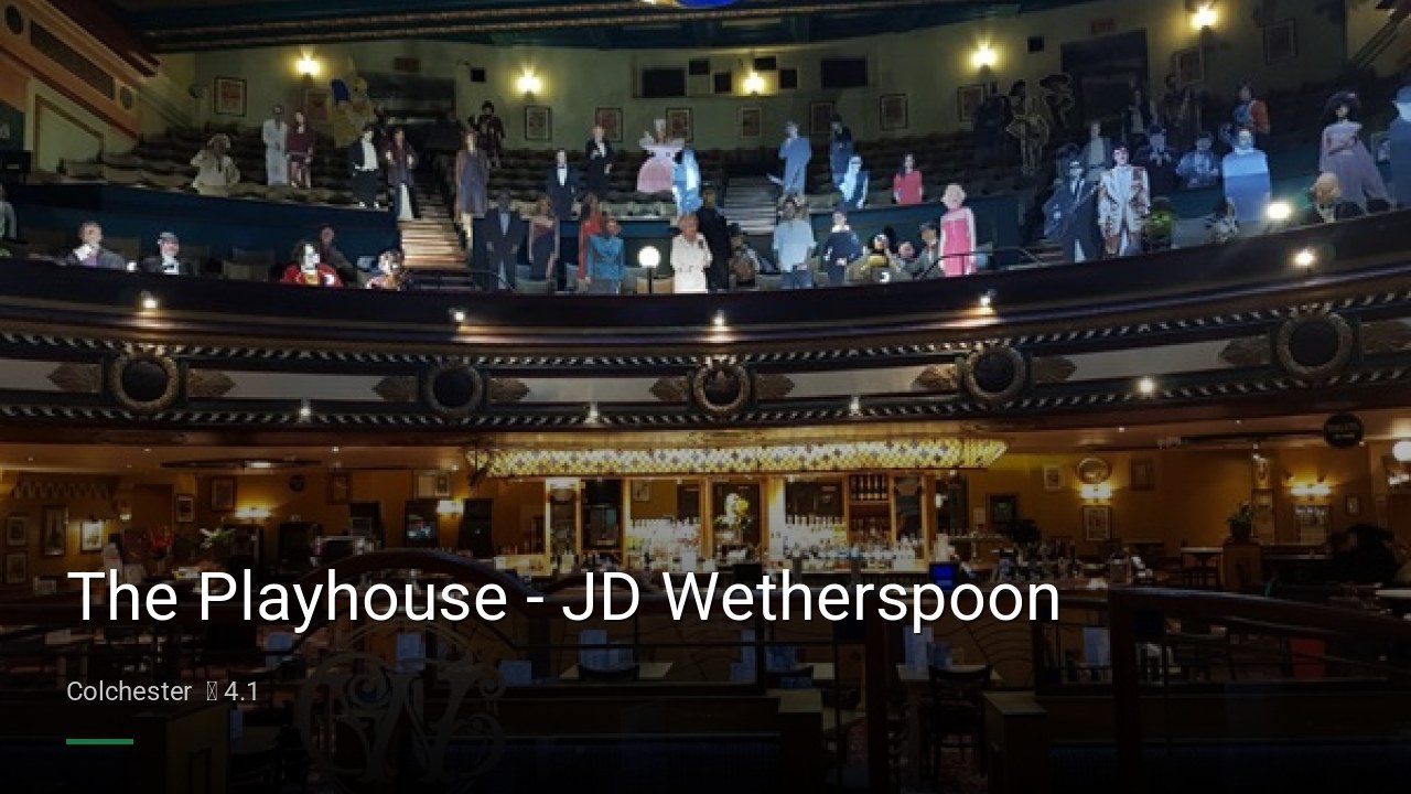 The Playhouse - JD Wetherspoon - Sports Bars in Colchester