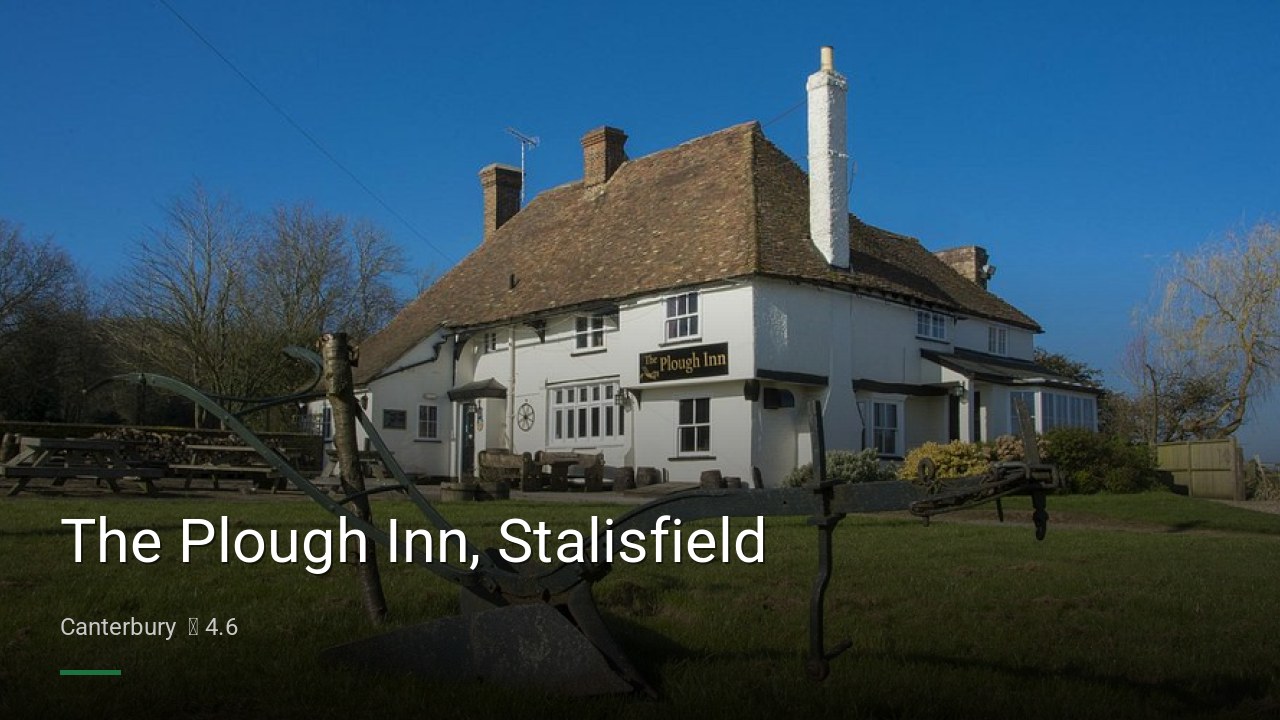 The Plough Inn, Stalisfield - Sports Bars in Canterbury