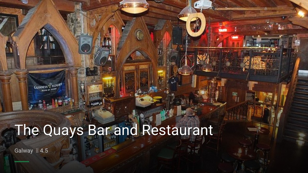 The Quays Bar and Restaurant - Sports Bars in Galway