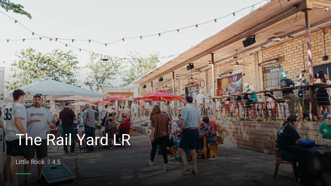 The Rail Yard LR - Sports Bars in Little Rock