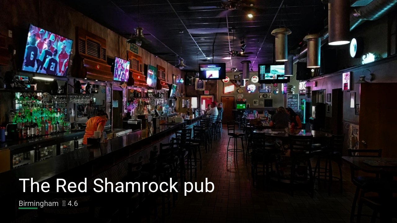 The Red Shamrock pub — Sports bars in Birmingham