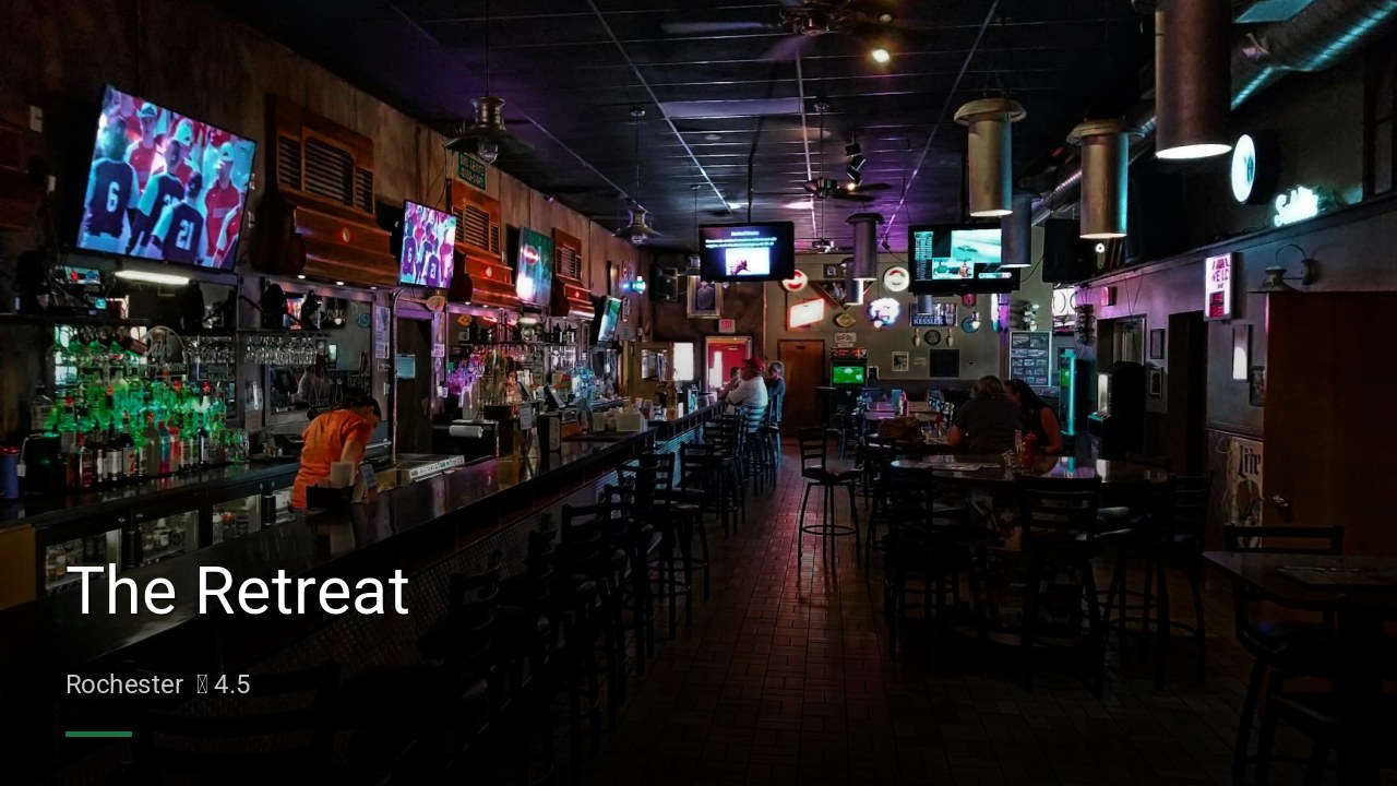 The Retreat — Sports bars in Rochester
