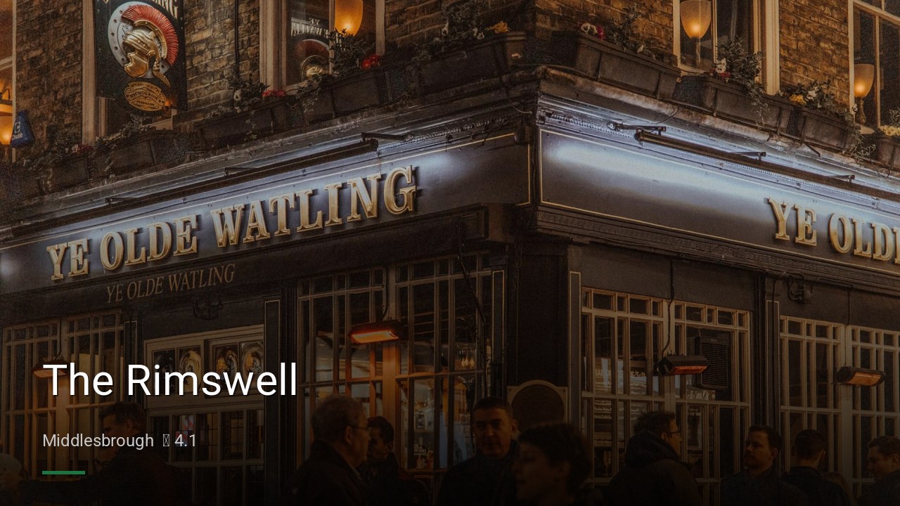 The Rimswell — Pubs in Middlesbrough