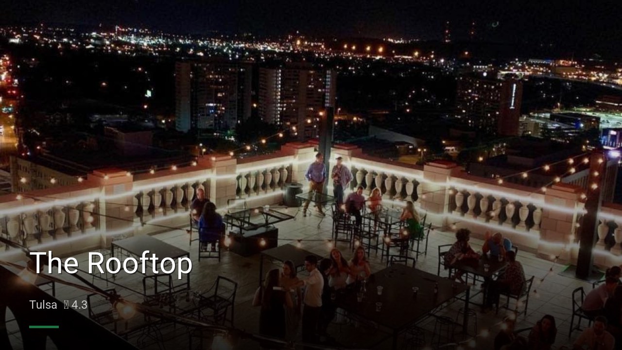 The Rooftop - Sports Bars in Tulsa