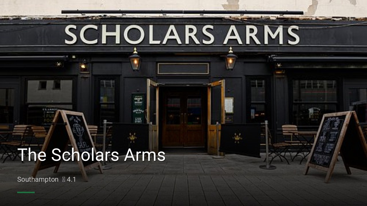 The Scholars Arms - Sports Bars in Southampton