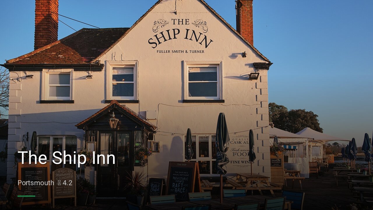 The Ship Inn - Sports Bars in Portsmouth