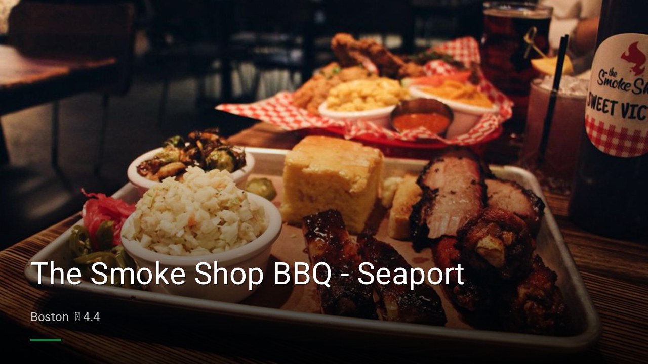 The Smoke Shop BBQ - Seaport - Sports Bars in Boston