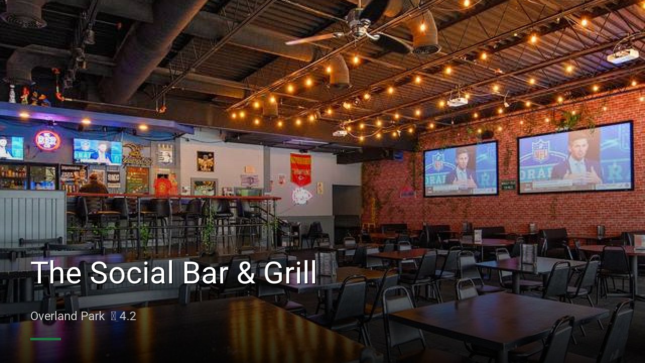 The Social Bar & Grill - Sports Bars in Overland Park
