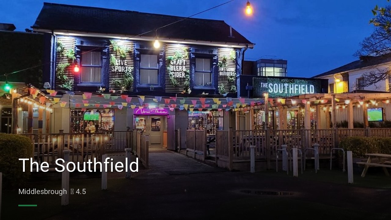 The Southfield - Sports Bars in Middlesbrough