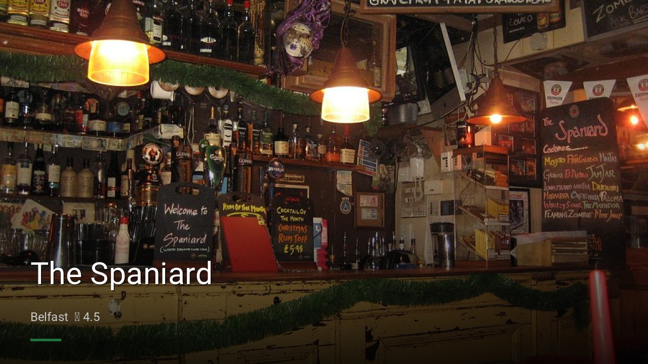 The Spaniard - Sports Bars in Belfast