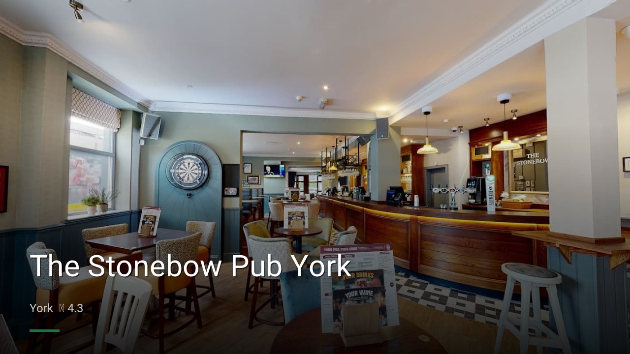 The Stonebow Pub York - Sports Bars in York