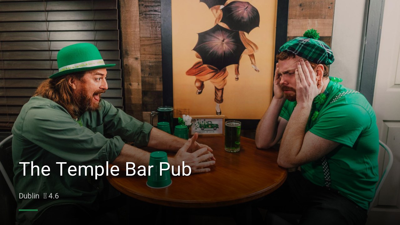 The Temple Bar Pub — Pubs in Dublin