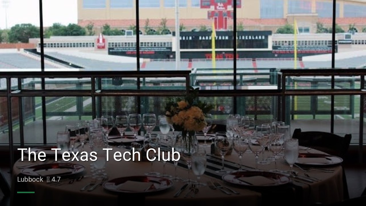 The Texas Tech Club - Sports Bars in Lubbock