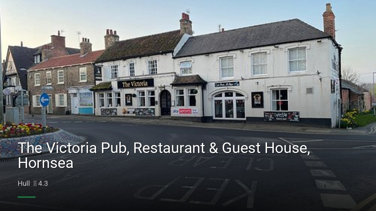 The Victoria Pub, Restaurant & Guest House, Hornsea - Sports Bars in Hull