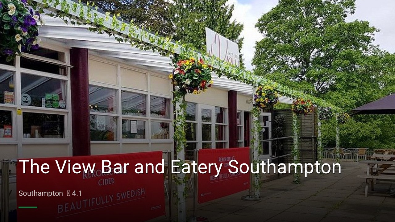 The View Bar and Eatery Southampton - Sports Bars in Southampton