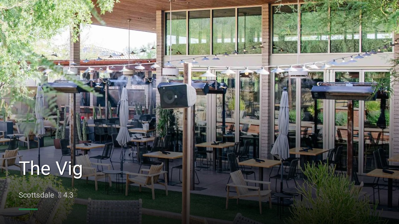 The Vig - Sports Bars in Scottsdale